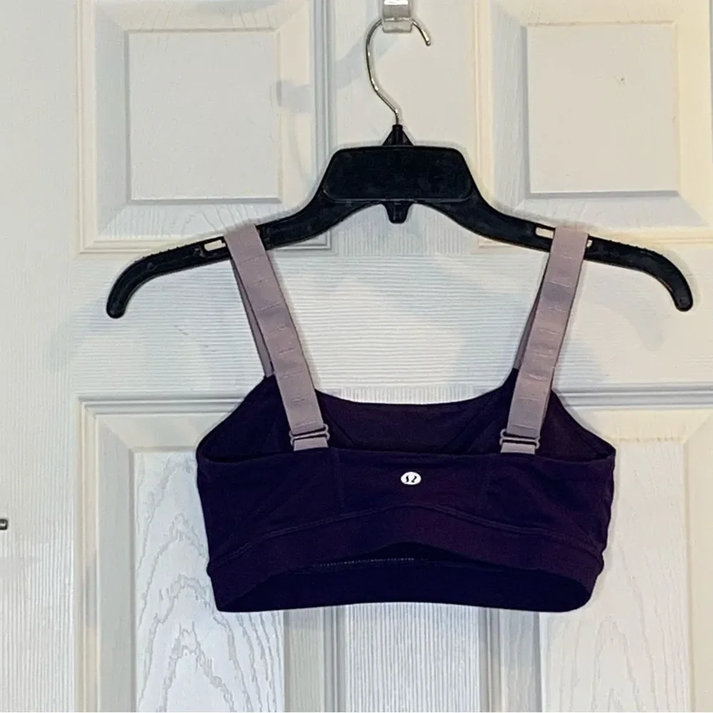 Lululemon Adjust Me Bra Concord Grape Size 4